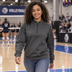 Aurora Volleyball Team Quarter-Zip Pullover - Team Spirit Wear for Players & Families